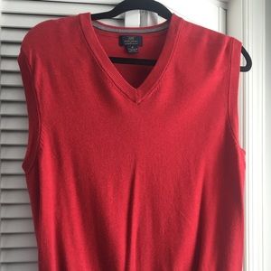 Red Brooks Brothers Vest